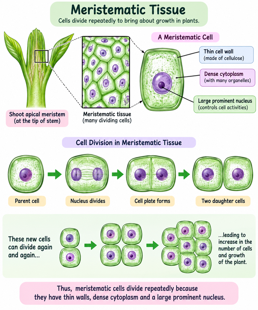 education/meristematic-tissues-divide-repeatedly-what-property-of-their-cells-allows-them-to-do-this
